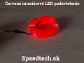 LED podsvetlenie vnútorné 12V - ambientné červené (5m) - Video Youtube
