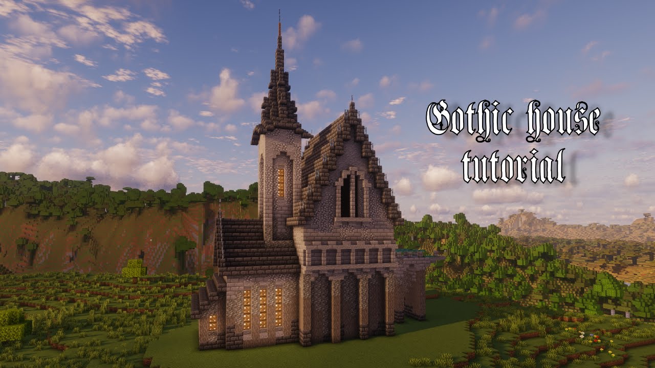 How to Build a Small Gothic Styled House | Minecraft Tutorial - YouTube