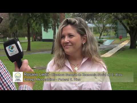 TIERRA ENTRERRIANA: ENTREGA DE MICROCREDITOS A  EMPRENDEDORES EN FEDERAL - ENTRE RIOS