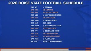 Boise State, Pac-12 release 2026 football schedule