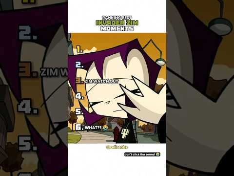Ranking Invader Zim Moments 😭