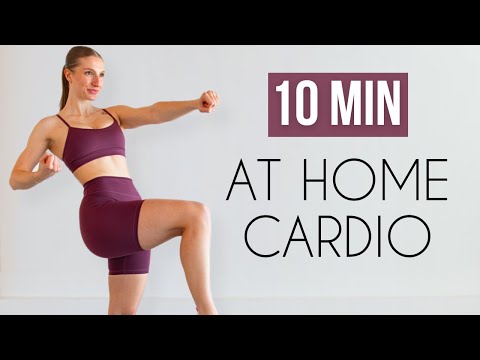 10 MIN CARDIO WORKOUT AT HOME (No Jumping/Apartment Friendly, No Equipment)