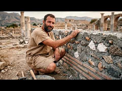 Build This Roman Concrete Mix: Self-Heals Cracks and Gets STRONGER Over Time (3 Ingredients)