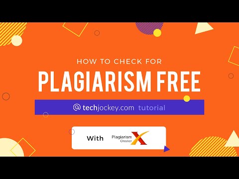 Checking Plagiarism for FREE with Plagiarism Checker X
