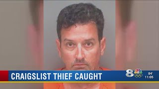 Accused thief nabbed in reverse Craigslist sting in Palm Harbor
