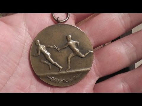 WW2 Relikte Teil 140 : "43 rd Light Infantry Division" auf deutscher Medaille (medal, WK2, Orden)