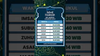 Jadwal Imsakiyah 13 Ramadhan DKI Jakarta Besok Selasa 4 April 2023, Lengkap dengan Jadwal Buka Puasa