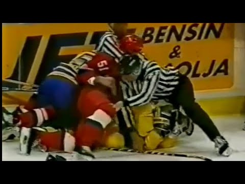 Russia - Sweden hits and roughs 8/18/96. World Cup '96