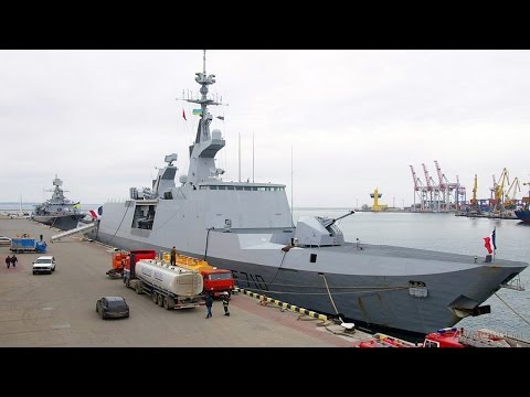 В Одессу прибыл французский ракетный фрегат-невидимка 'Лафайет'