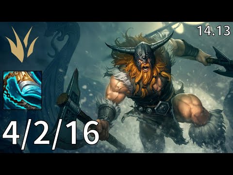 Olaf Jungle vs Udyr - EUW Master | Patch 14.13
