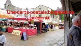 preview picture of video 'Le Marché de Monpazier sous la pluie'