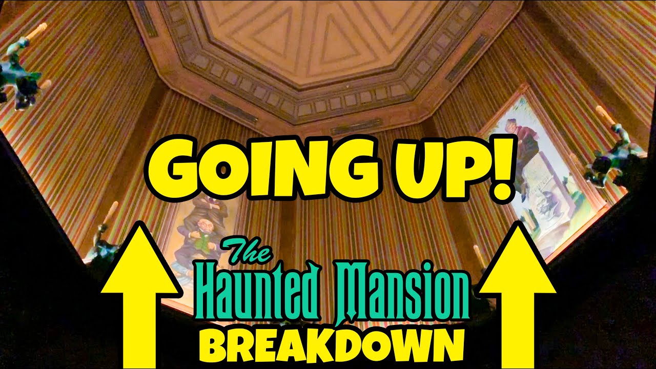 MyDisneyFix Haunted Mansion Breakdown Going up the Stretching Room