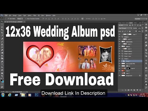 12x36 Wedding Album Psd || Free Download ||By Soumika Creation