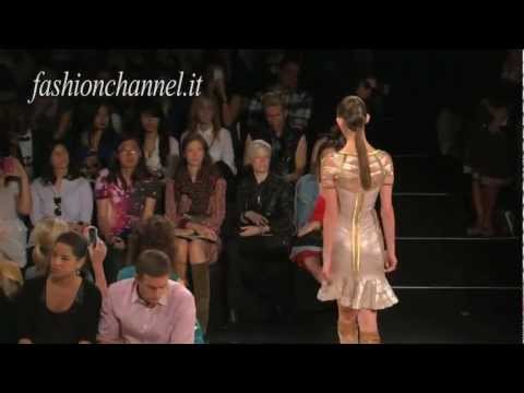 "Herve Leger" Spring Summer 2012 New York HD 1 of 2 pret a porter women by FashionChannel