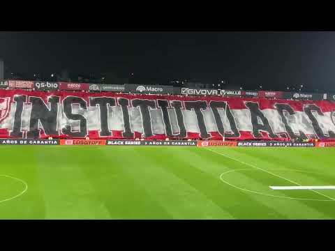 "EL GRAN RECIBIMIENTO A INSTITUTO VS PLATENSE EN ALTA CÓRDOBA 2026." Barra: Los Capangas &bull; Club: Instituto &bull; País: Argentina