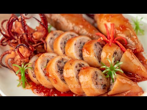 Mực nhồi thịt