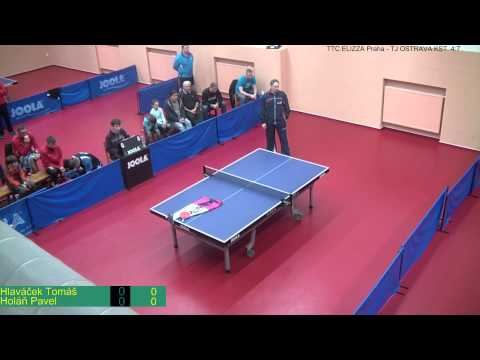 TTC ELIZZA Praha - TJ Ostrava KST - 1. liga mužů