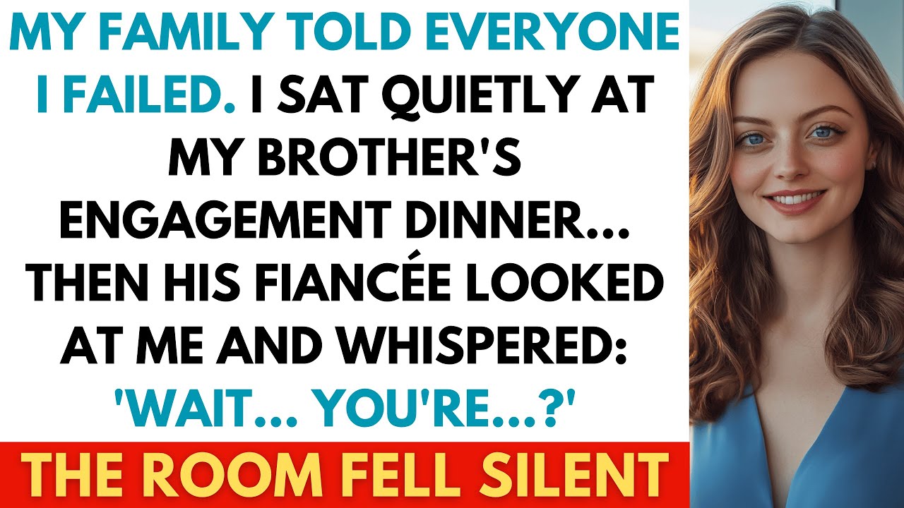 My Family Said I Failed — Then My Brother’s Fiancée Looked at Me and Said: 'Wait... You’re The CEO?'