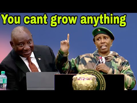 Dr. Khanyisile Litchfield-Tshabalala Destroy President Ramaphosa: You can't grown anything.