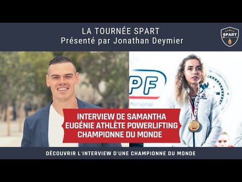 📽️INTERVIEW DE SAMANTHA EUGÉNIE ATHLÈTE POWERLIFTING CHAMPIONNE DU MONDE.