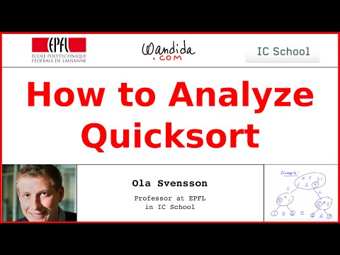 How to Analyze Quicksort | Ola Svensson