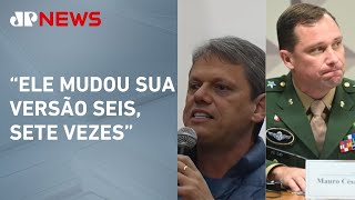 Tarcísio de Freitas chama delação de Mauro Cid de mentirosa no 7 de Setembro