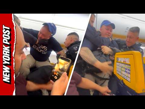 ‘Unruly’ Passengers Dragged Off Ryanair Flight After Midair Chaos Forces Diversion