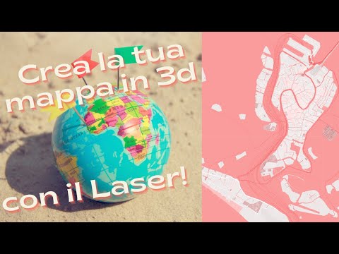 Tutorial mappa 3d con laser cut step by step