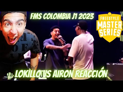 ¡BATALLÓN CON POLÉMICA!🔥- LOKILLO VS AIRON (REACCIÓN) | FMS COLOMBIA J1 2023