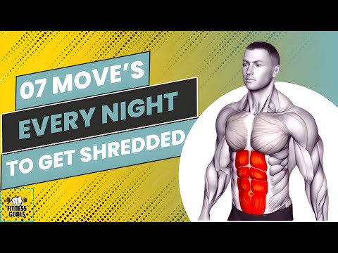 **"Do These 7 Exercises EVERY NIGHT to Get SHREDDED Fast! | Nightly Fat-Burning Routine"**