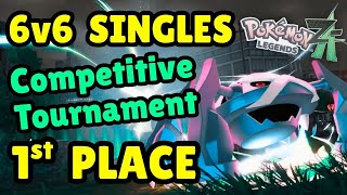 Pokemon Legends Z-A 6v6 SINGLES Tournament! 1st Place Competitive Battle Team!