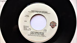 (That&#39;s What You Do) When You&#39;re In Love , Forrester Sisters , 1985