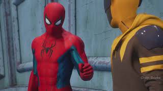 Spidey Wolverine Fist Bump