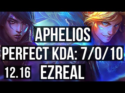 APHELIOS & Nautilus vs EZ & Pyke (ADC) | 7/0/10, Godlike, 300+ games | KR Master | 12.16