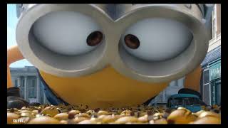 minions giant Kevin kisses all minions and I minion went on mouth and spitted