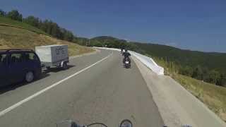 preview picture of video 'Harley Ride - drumul de la Novaci la Ranca'