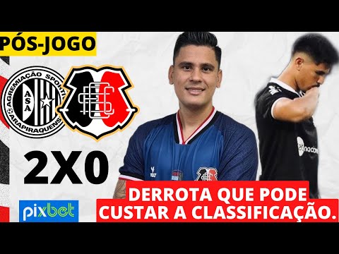 ❌️DERROTA QUE PODE CUSTAR A CLASSIFICAÇÃO - ASA 2X0 SANTA CRUZ - PÓS-JOGO - SÉRIE D 2022.