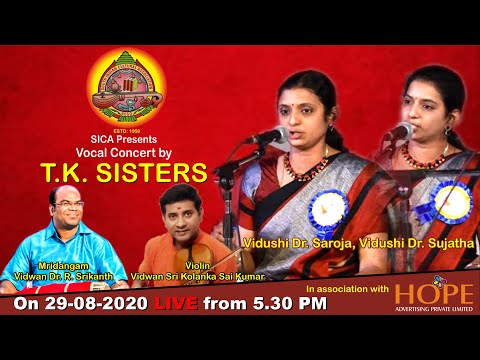 SICA Presents vocal concert by TK Sisters on 29-8-2020 || SICA Live @HOPEADTV