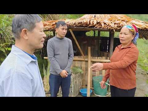 The biological father came to visit his son, but Hang's mother immediately chased him away.