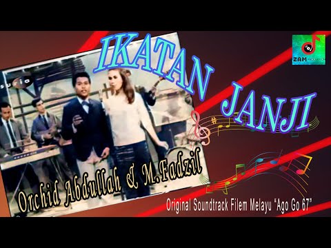 IKATAN JANJI - Orchid Abdullah & M.Fadzil | Les Coasters | OST Film "AGO GO 67" 1967 (AI Colorized)