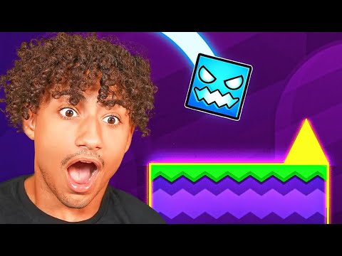 Playing Geometry Dash For The First Time
