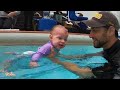 Infant Swimming Resource ISR Brad Hurvitz Certified ISR Instructor Partner With UV Skinz