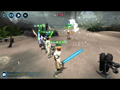 Grand Arena 48 Round 3 3v3 Padme vs General Grievous Win