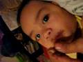 Baby Gabe Eating Chocolate