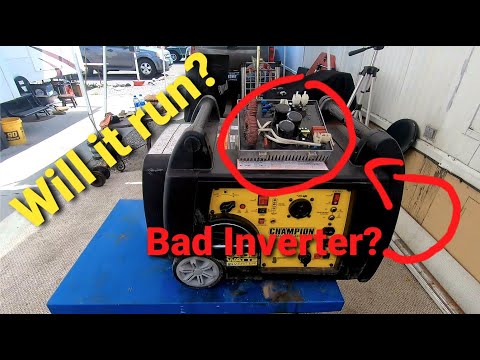 Champion 3400 Generator. how to clean carb and run...