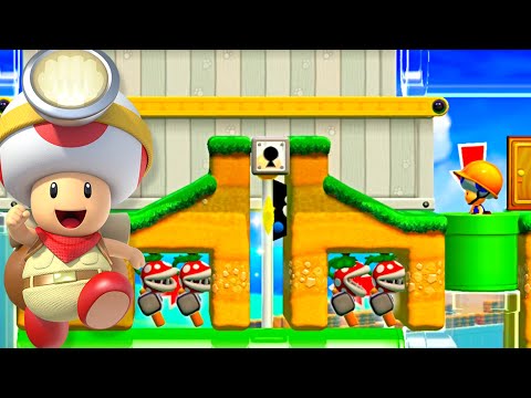 Super Mario Maker 2 🔧 Captain Toad Treasure Maker 🔧 Swi!rgi!le
