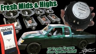 Fresh Mids & Highs Installed - New Toyota Tacoma Door Speakers - Rockford Fosgate 5.25" Separates