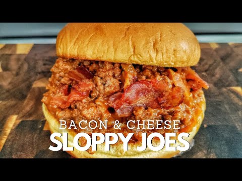 How To Make A Bacon & Cheese Sloppy Joe Burger