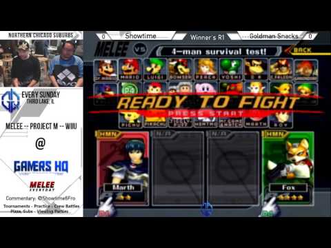 GHQ Weekly [1/3/16] - WR1: ME | Goldman Snacks (Fox) vs. Showtime (Marth)