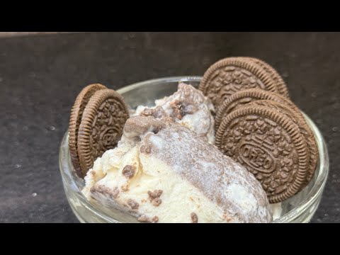 Easy Homemade | Oreo biscuit  🍧ice cream | Cooking with Amreen